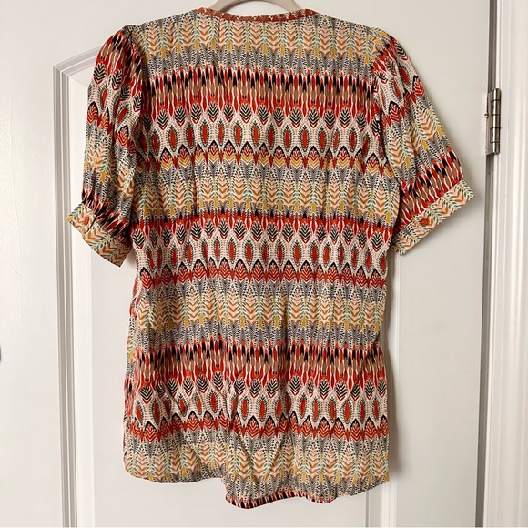 Solitaire Multicolor Patterned Tunic - Picture 3 of 6